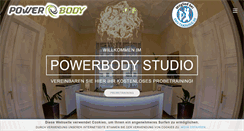 Desktop Screenshot of powerbody-studio.de