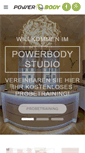 Mobile Screenshot of powerbody-studio.de